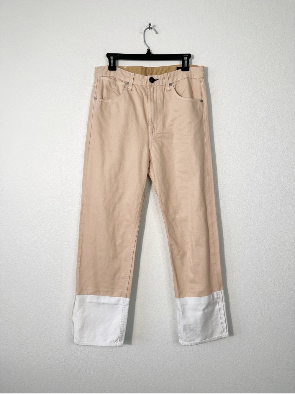 Rag & Bone Trompe L’oeil Selvedge Cuff Detail Jeans NEW - Picture 3 of 12